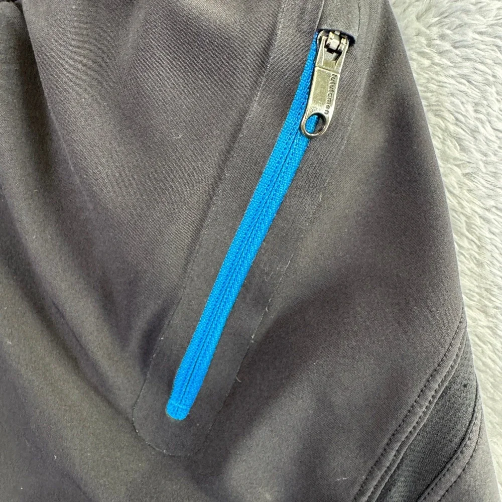 Lululemon Athletic Shorts Mens Small Black Blue 6.5